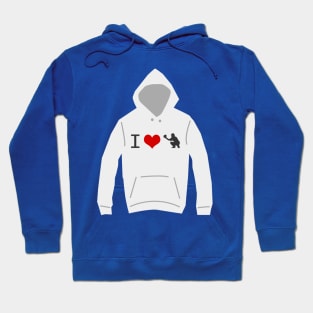 Hoodie T-Shirt | I love Baseball Hoodie